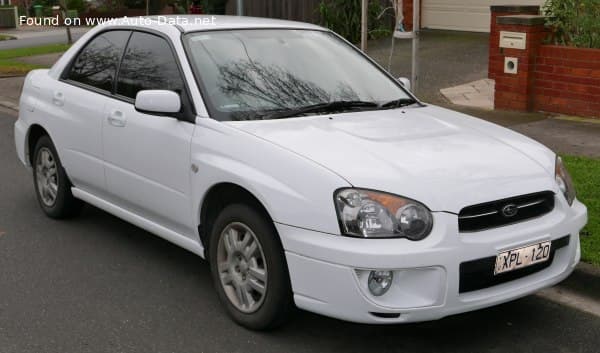 2002 Subaru Impreza II (facelift 2002) WRX STi 2.0 (265 Hp) AWD